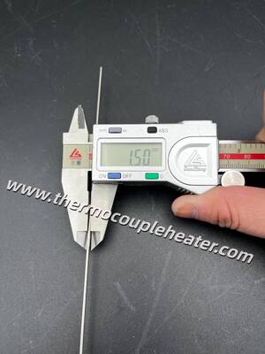 Fast-Response Type J Thermocouple: Φ1.5mm Probe with High-Temp Kapton Lead Wire
