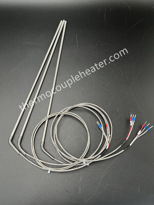 Stainless Steel Sheathed Dia 1.0mm 1.5mm 3.0mm 6.0mm Type K/j/PT100 Probe Type Thermocouple