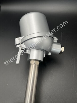 High Temp Thermocouples with Ceramic Tubes and Heads in dual protective ceramic tube