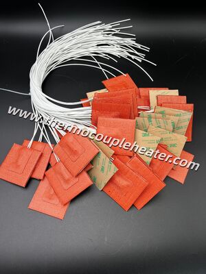 Custom Size Premium Material Silicone Rubber Heater Pad with Built-in 105°C Thermostat