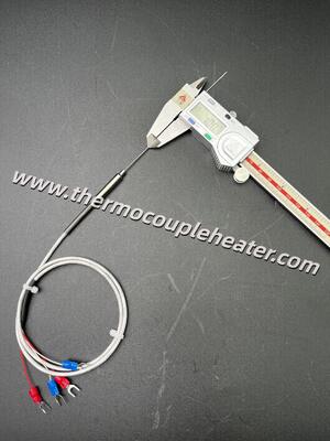 1.0mm Ultra-Slim Mineral Insulated PT100 RTD Sensor 4-Wire High-Precision for Confined Spaces