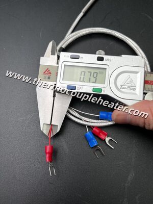 1.0mm Ultra-Slim Mineral Insulated PT100 RTD Sensor 4-Wire High-Precision for Confined Spaces
