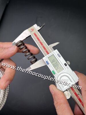 Ultra-Compact Minitubular Coil Heater ID9.5mm Section 3.2x1.8mm For Limited Spaces