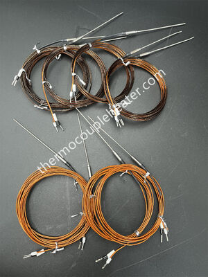 Thermocouple probe type J with Kapton leading cable
