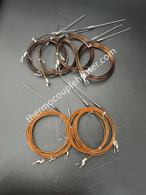 Thermocouple probe type J with Kapton leading cable