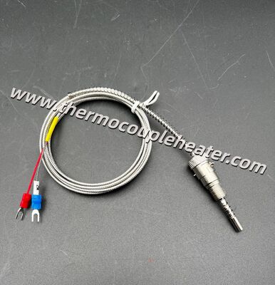 Type J/K Thermocouple With Quick-Lock Bayonet Fitting, 1/4 & 1/8 NPT Thread Adapter