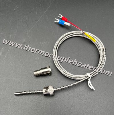 Type J/K Thermocouple With Quick-Lock Bayonet Fitting, 1/4 & 1/8 NPT Thread Adapter