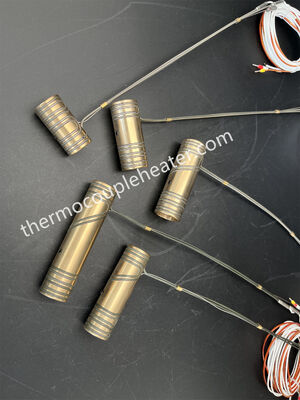 brass Coil Heater with Thermocouple Type J for Hot Runner System