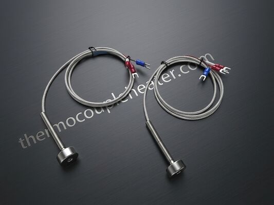 PT100 Magnetic Surface Temperature Sensor with metal mesh Lead [-50...450°C]