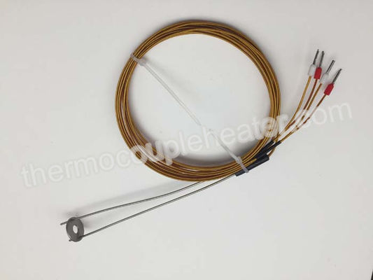 Duplex Type J Thermocouple Probe Rtd Temperature Sensor With Plastic Transition