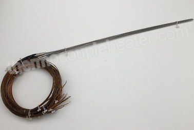 Type J Thermocouple Probe For Hot Runner System With Metal Head And Shrink Tube