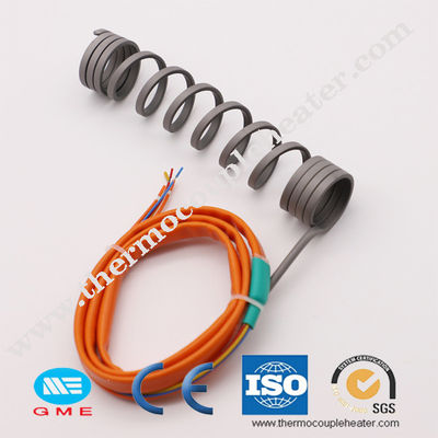 110V Hot Runner Electric Coil Heaters With Thermocouple