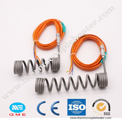 110V Hot Runner Electric Coil Heaters With Thermocouple