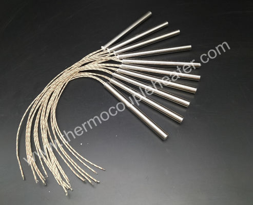100w/cm2 Stainless Steel Cartridge Heaters With Internally Connected Lead Wire