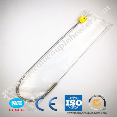 K Type Armored Mi Cable Thermocouple With 2m Extension Wire