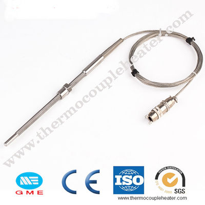PT100 Type SS304 SS316 Robe Thermocouple For Moulds