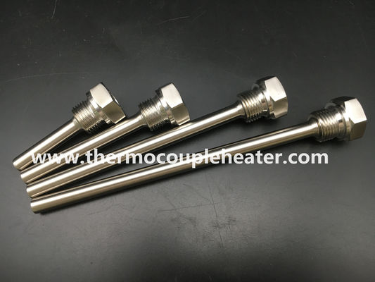 Flange Thread Welding Thermocouple Thermowell For Inserted Temperature Sensor Probe