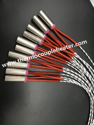 12 - 480V High Density Custom Cartridge Heaters With Ceramic Cap Seal