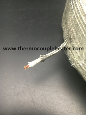 High Temperature Cable Fiberglass Insulated With Stainless Steel Mesh Protection
