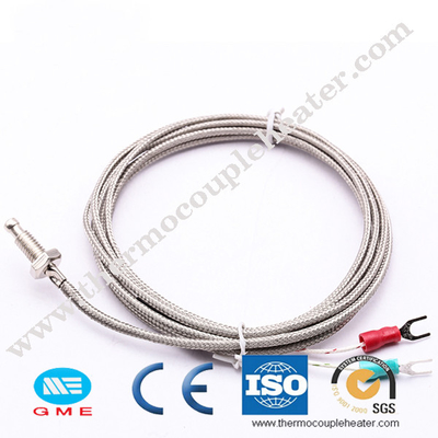 Stainless Steel Screw Temperature Sensor Pt100 Rtd K Type Thermocouple M6