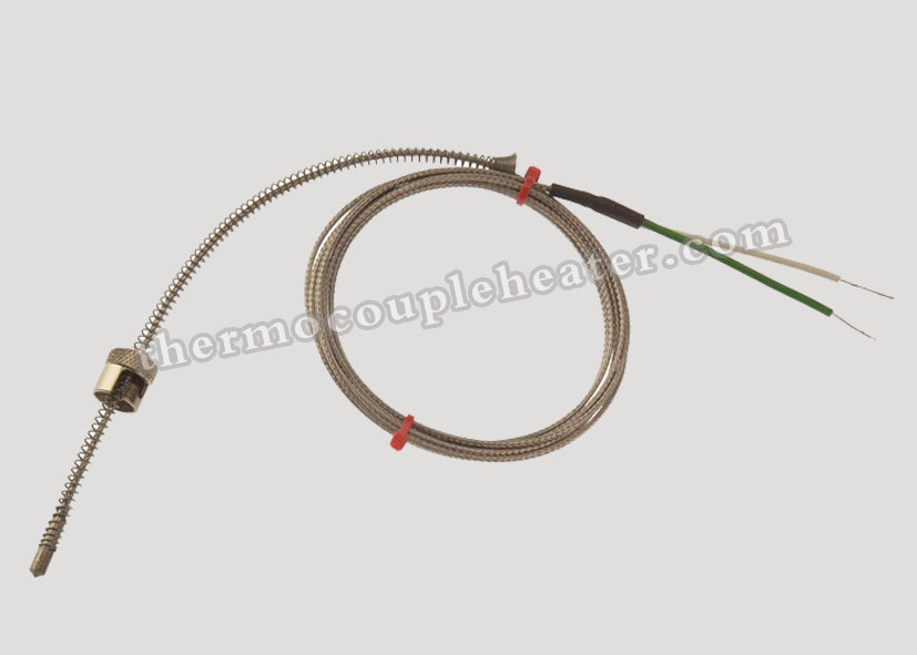 Type K Miniature Adjustable Bayonet Thermocouple For Plastic Industry