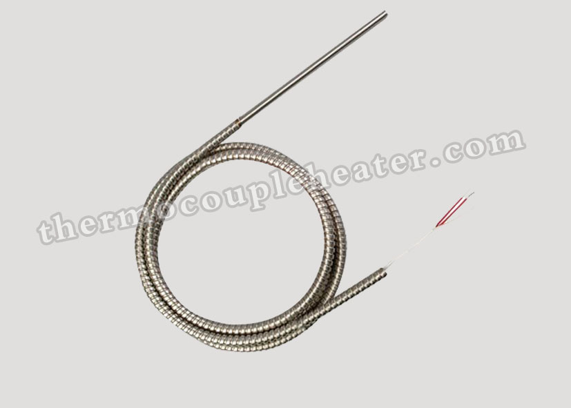 J Type Diameter 4.5mm SS304 High Accuracy Thermocouple Probe for Temperature Sensor