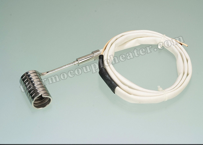 Industrial Hot Runner Coil Heaters With Thermocouple J , Micro Tubular Heater