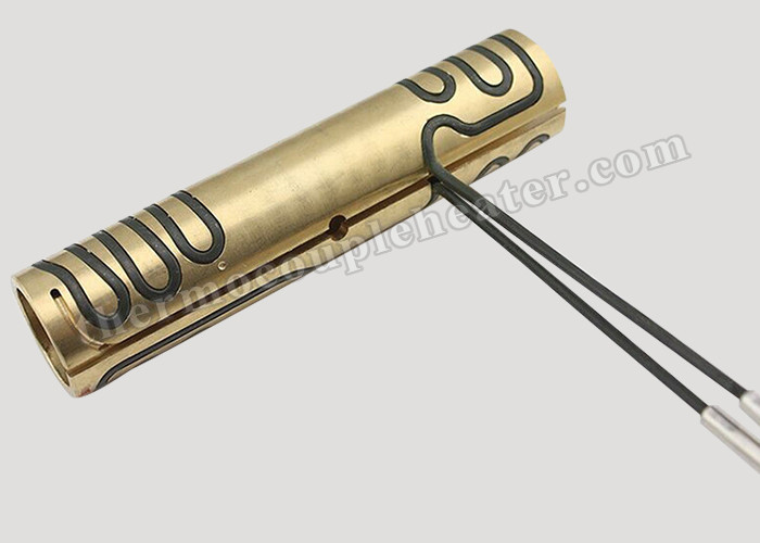 Hot Runner Brass Tube Electric Coil Heaters , Electric Industrial Heaters