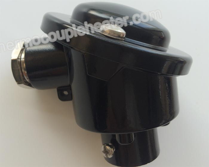 Black Color Aluminium European Thermocouple Connection Head KD / DIN B