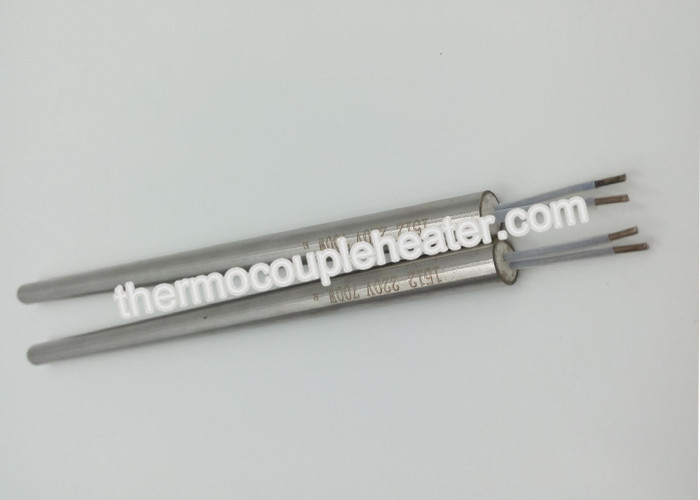 Electrical Cartridge Heaters with Rigid Pin , cartridge heater with thermocouple