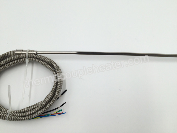 hot runner coil nozzle heater with K / J thermocouple straight type heater