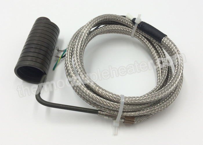 220V 400W K Thermocouple Microtubular Coil Heaters For Injection Mold