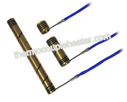 High efficient hot runner coil heaters pressed in brass band special for PET preform moulds