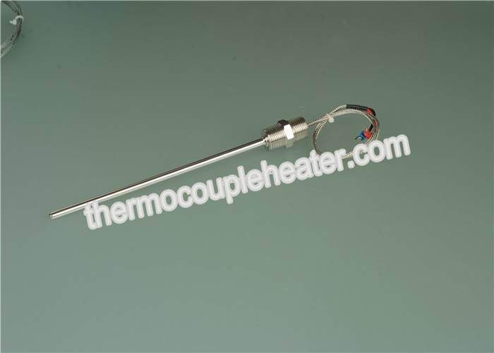 100mm  Thermocouple RTD sensor probe  fiberglass shielding wire