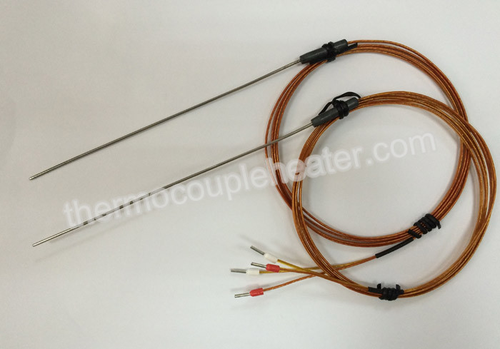 Type J Thermocouple Probe With Plastic Transition For Hot Runner Injection Mold