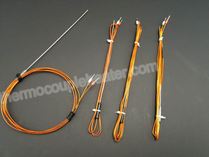 Type J Hot Runner Thermocouple Probe With Plastic Transition For Injection Mold