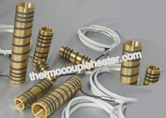 Customized Electric tube Heaters / Hot runner brass pipe heater , CE approved