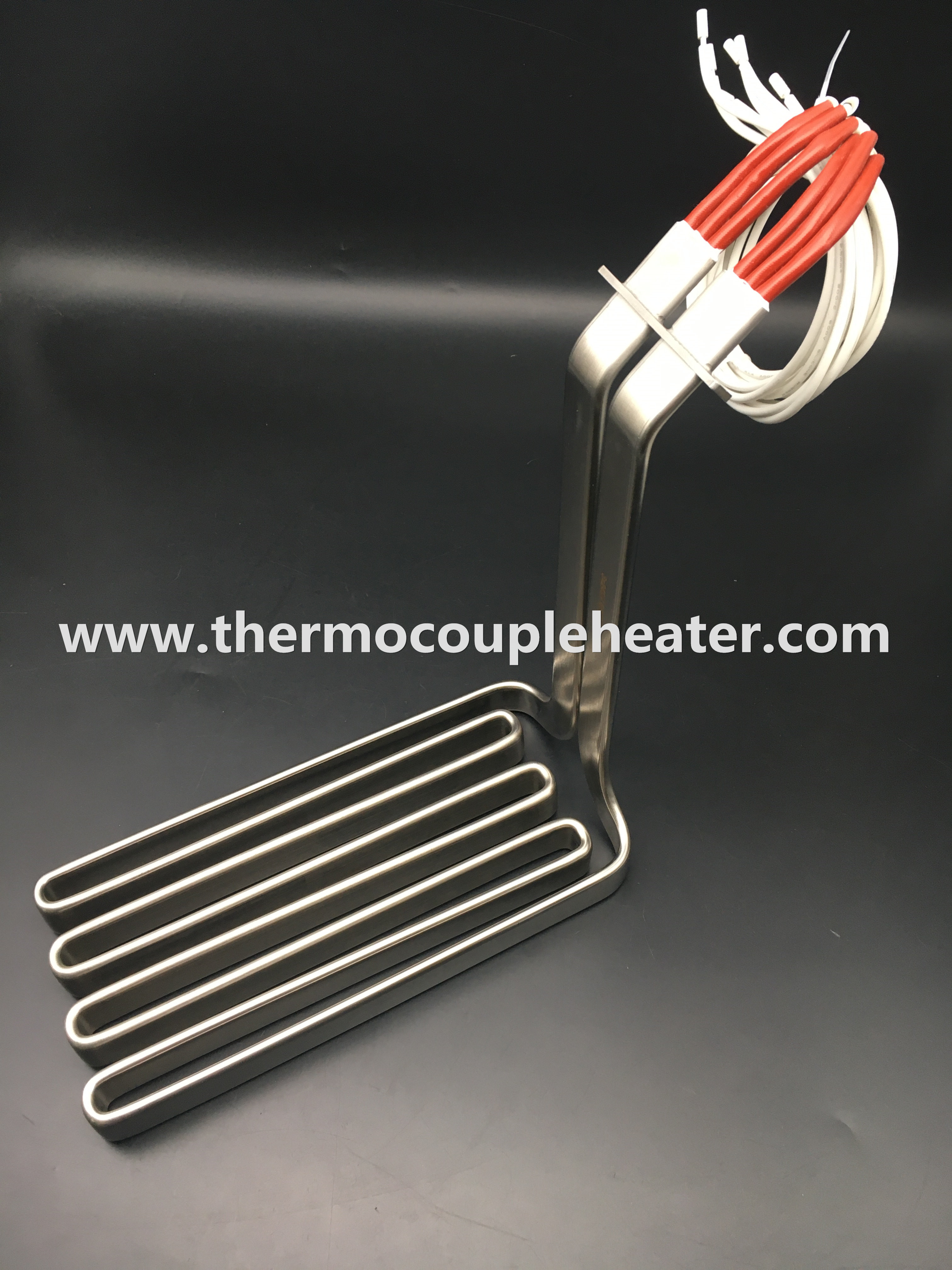 Immersion Tubular Heater In Flat Shape For Oil Or Water Heating