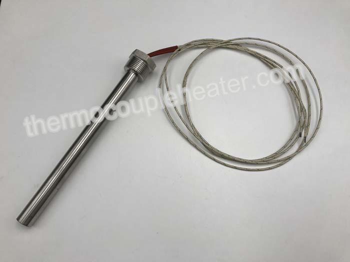 Stainless Steel 316 Sheath Water Immersion Cartridge Heater With NPT Thread