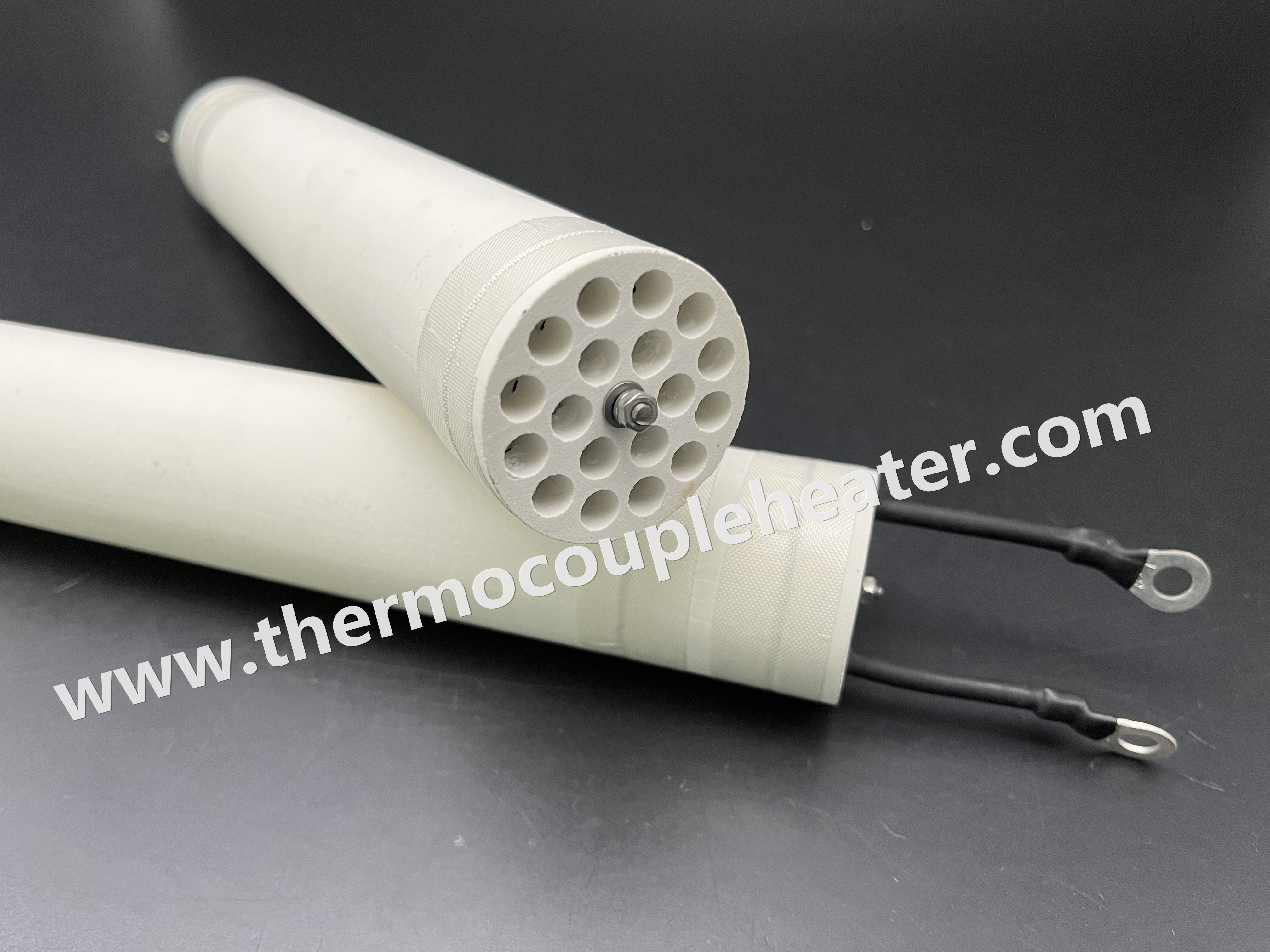 Ceramic Bobbin Heater cylindrical ceramic heating elements For Air Heating