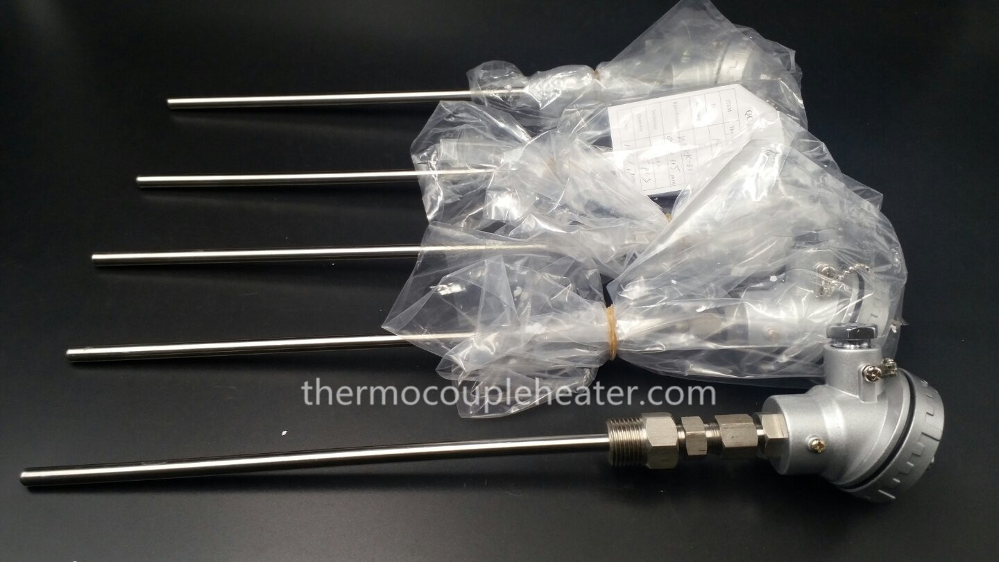 Type K Thermocouple Rtd , Acid Proof Pt100 Temperature Sensor