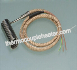 Hot Runner Systerm 2.2 X 4.2mm Nozzle Spiral Coil Heaters With Metal Mesh Lead Wire