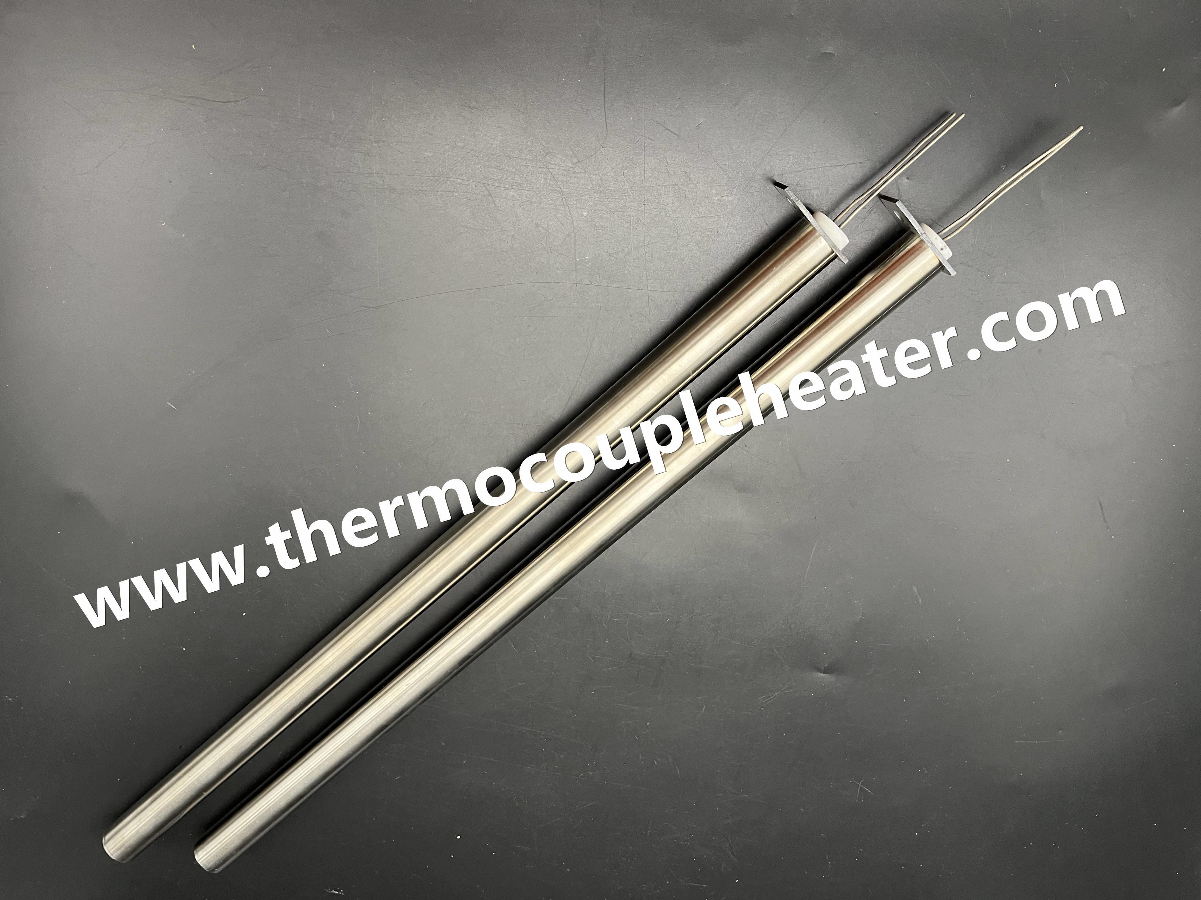 Big Diameter 25mm Cartridge Heaters With Solid Pins Mounting Flange