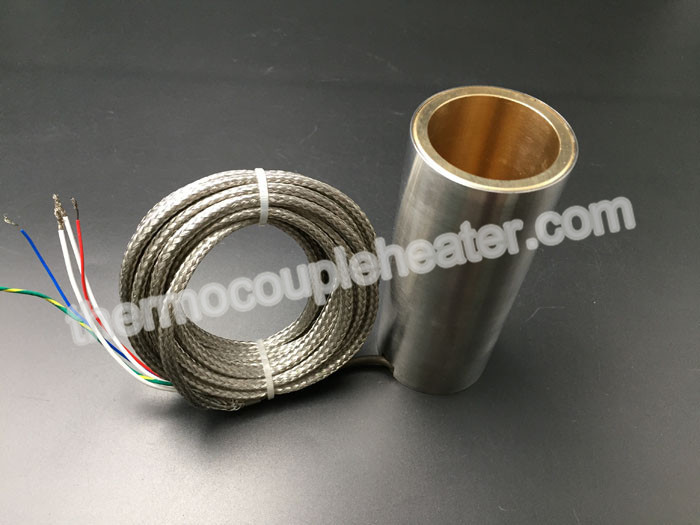 Big Length Stainless Steel 304 Armored Coil Heaters With  Thermocouple J