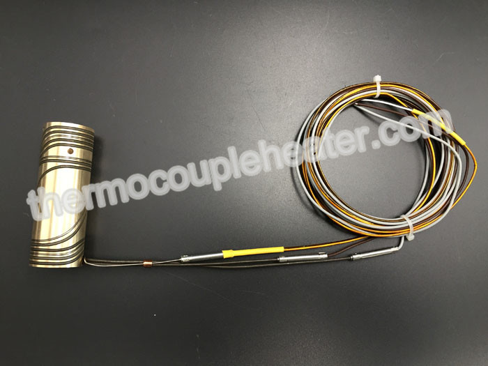 Encapsulated Brass Coil Heater With Thermocouple For Hot Runner System