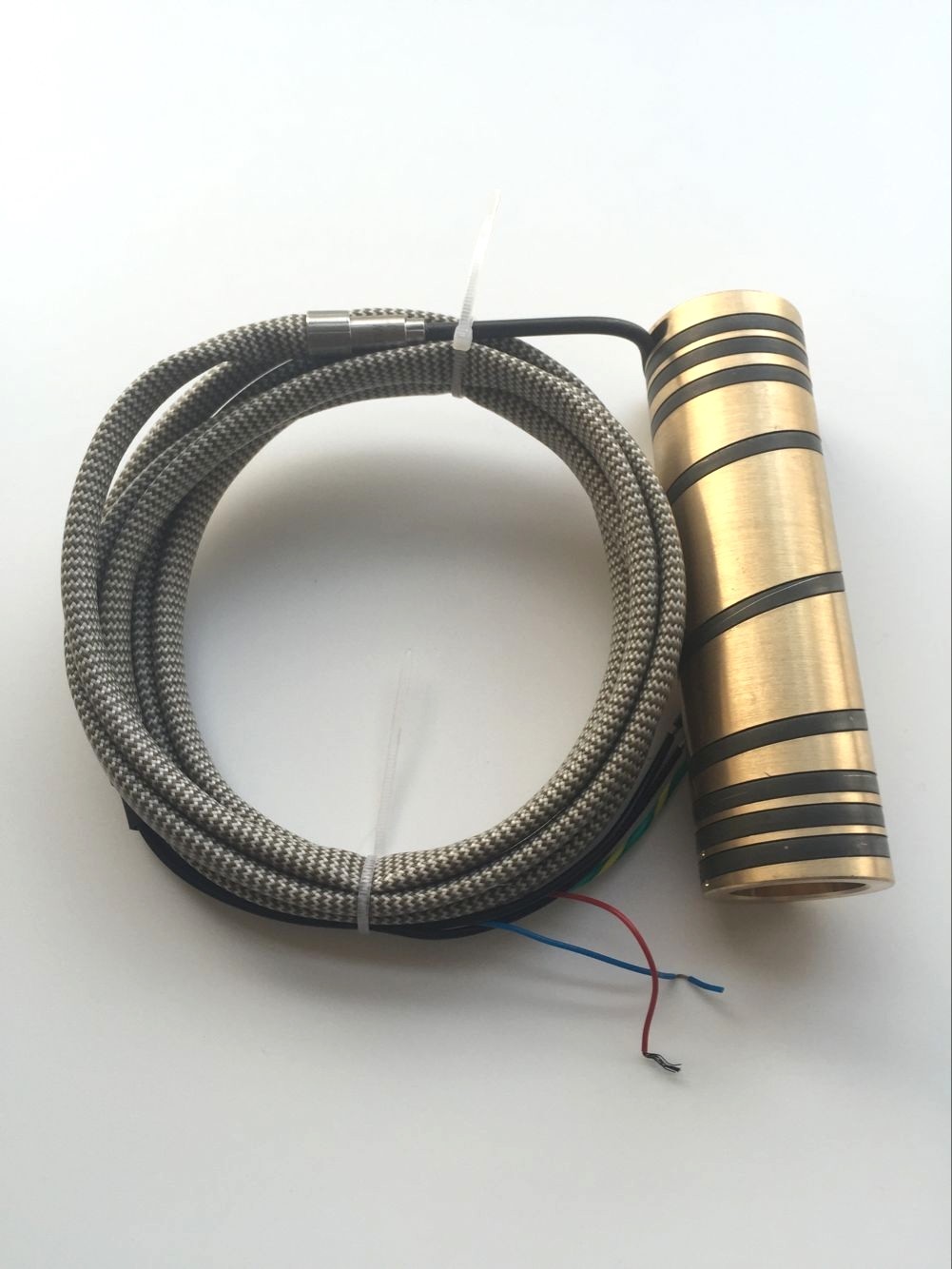 4.0 x2.0mm  Hot Runner Brass Coil Heaters With J Type Thermocouple