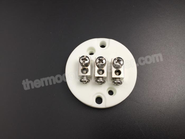 Industrial Thermocouple Components Ceramic Terminal Block N - 3P - C