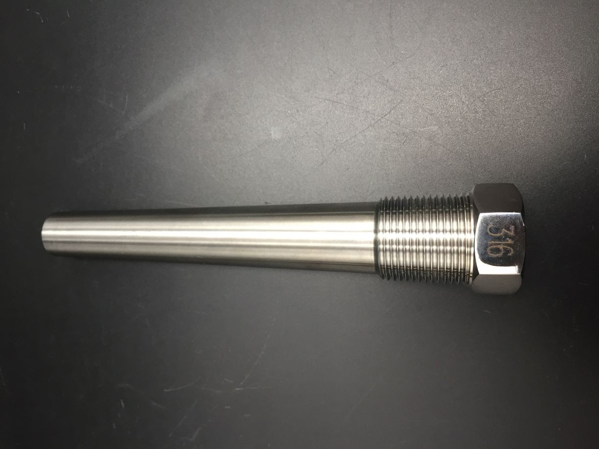 Heavy Duty Tapered Thermocouple Thermowell Full Penetration Weld Standard