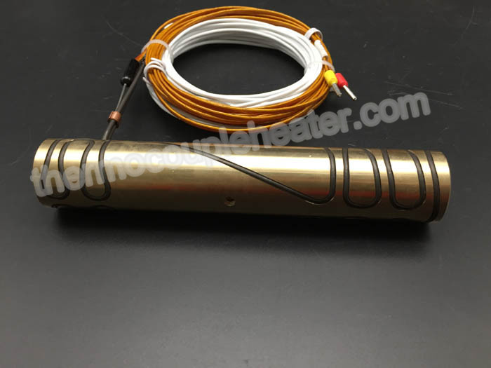 Press In Brass Electric Resistance Heater , Hot Runner Plastic Mold Heater