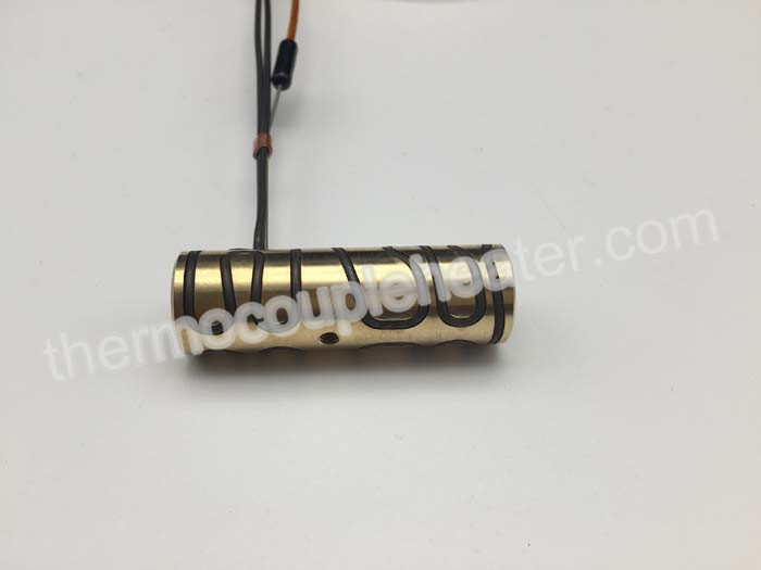 Moistureproof Press In Brass Nozzle Coil Heaters With Slot  For Hot Runner System